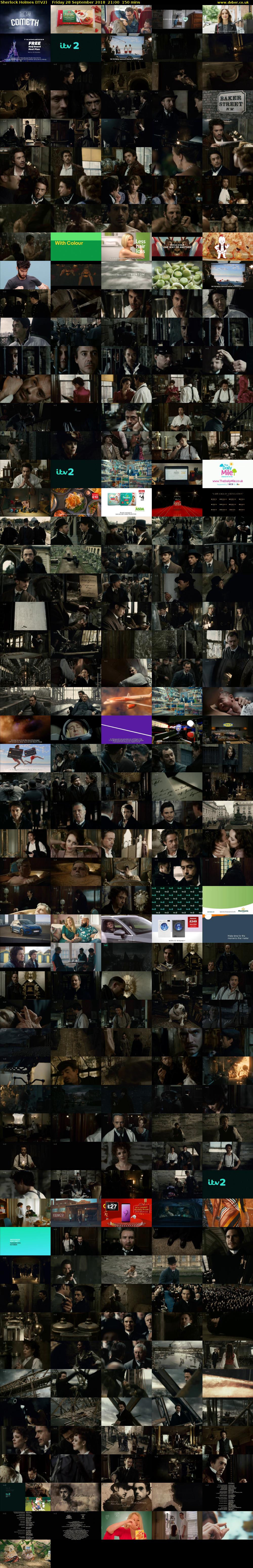 Sherlock Holmes (ITV2) Friday 28 September 2018 21:00 - 23:30