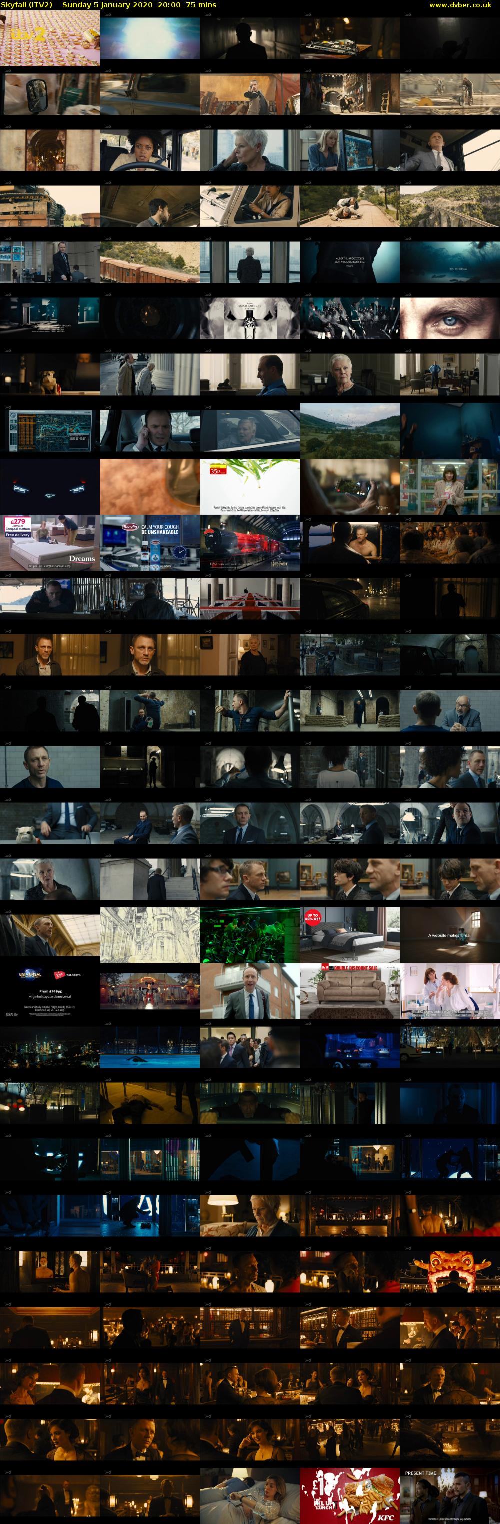 Skyfall (ITV2) Sunday 5 January 2020 20:00 - 21:15