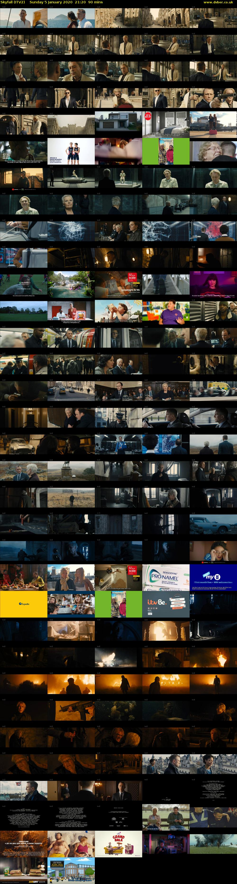 Skyfall (ITV2) Sunday 5 January 2020 21:20 - 22:50