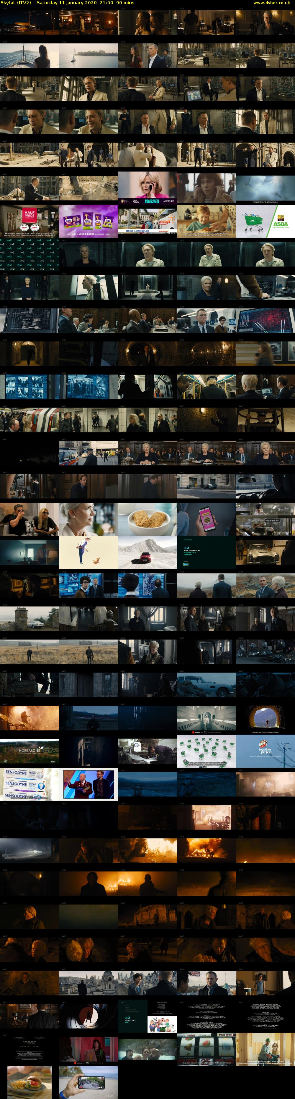 Skyfall (ITV2) Saturday 11 January 2020 21:50 - 23:20