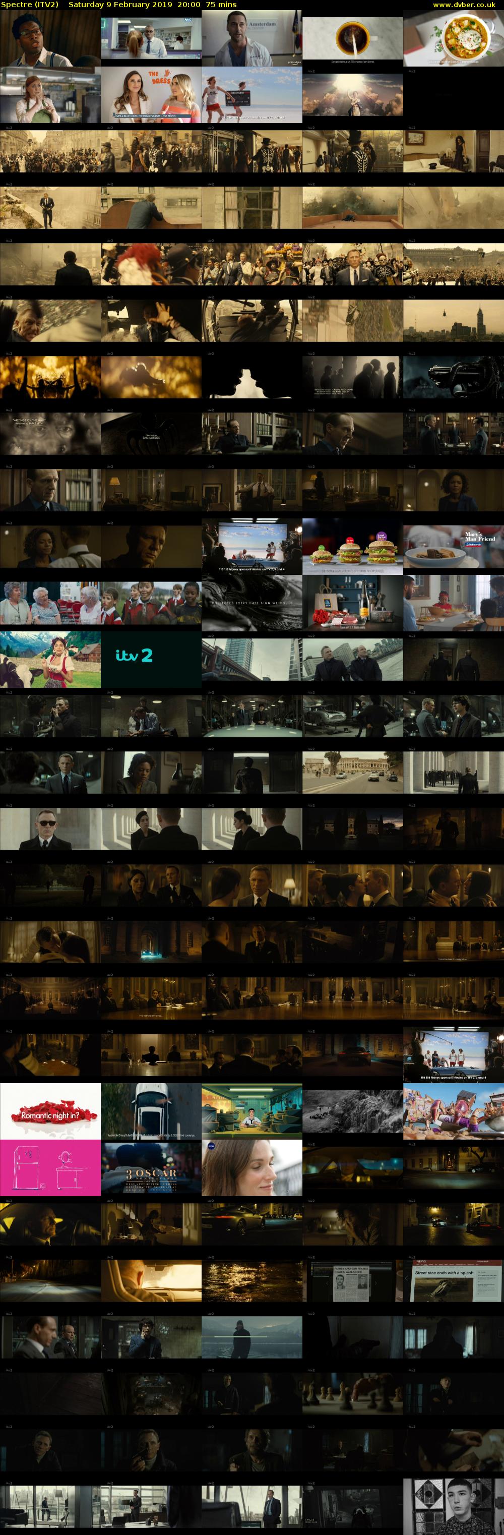 Spectre (ITV2) Saturday 9 February 2019 20:00 - 21:15