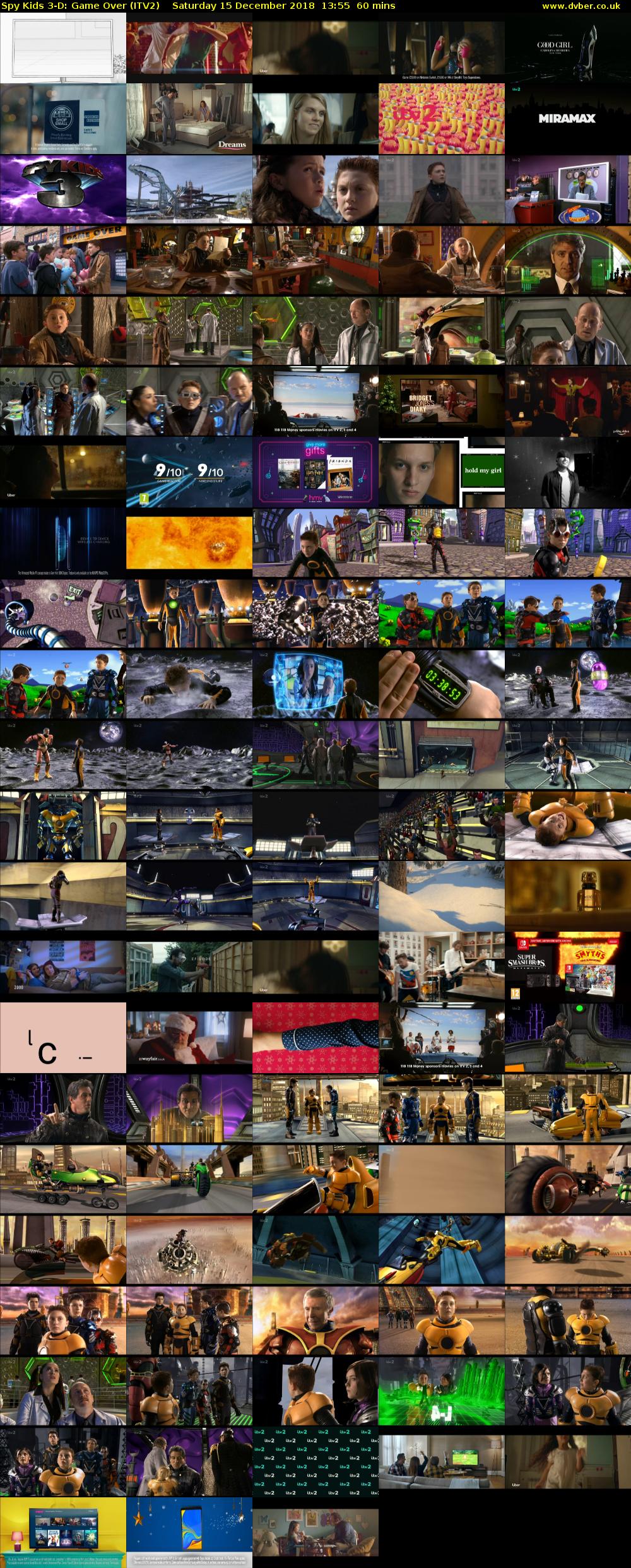 Spy Kids 3-D: Game Over (ITV2) Saturday 15 December 2018 13:55 - 14:55