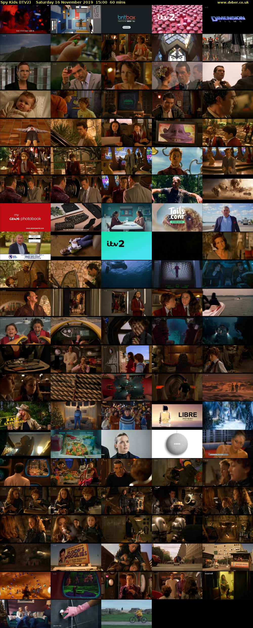 Spy Kids (ITV2) Saturday 16 November 2019 15:00 - 16:00