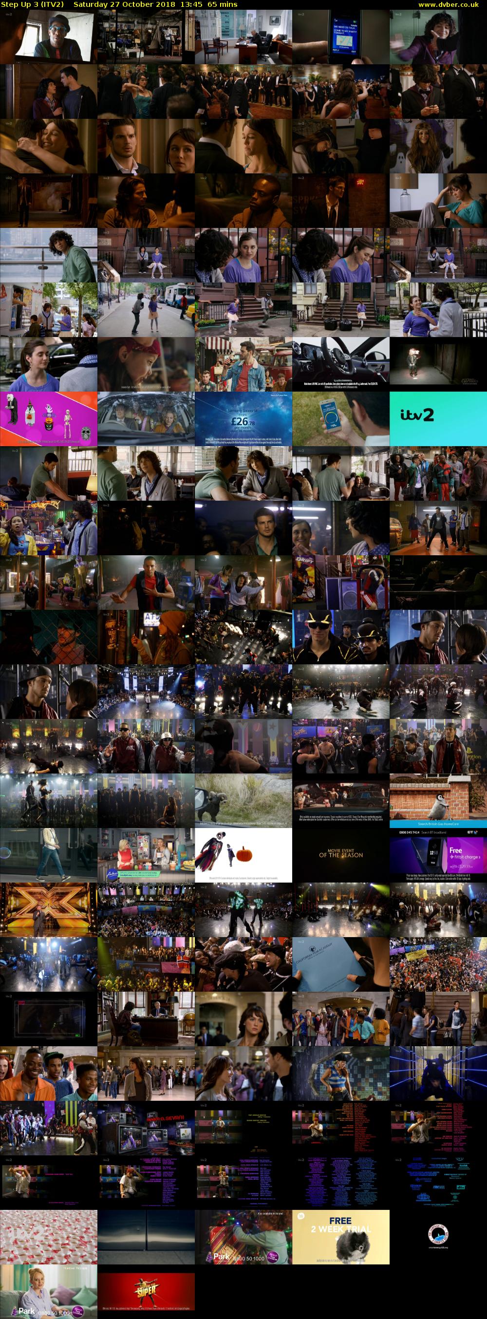 Step Up 3 (ITV2) Saturday 27 October 2018 13:45 - 14:50