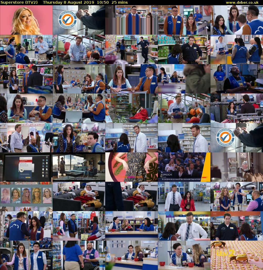Superstore (ITV2) Thursday 8 August 2019 10:50 - 11:15