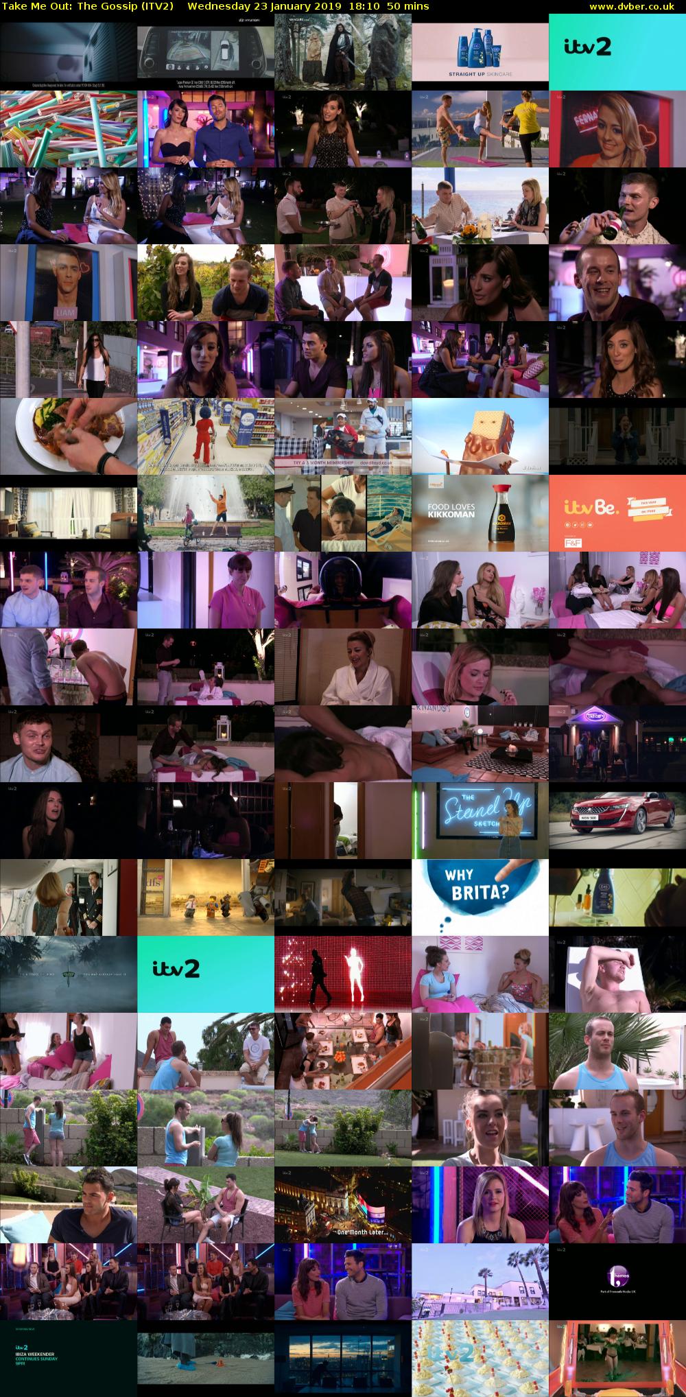 Take Me Out: The Gossip (ITV2) Wednesday 23 January 2019 18:10 - 19:00