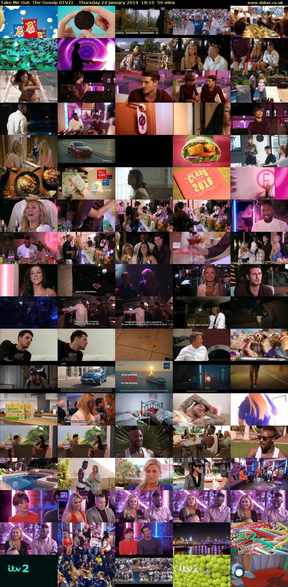 Take Me Out: The Gossip (ITV2) Thursday 24 January 2019 18:10 - 19:00