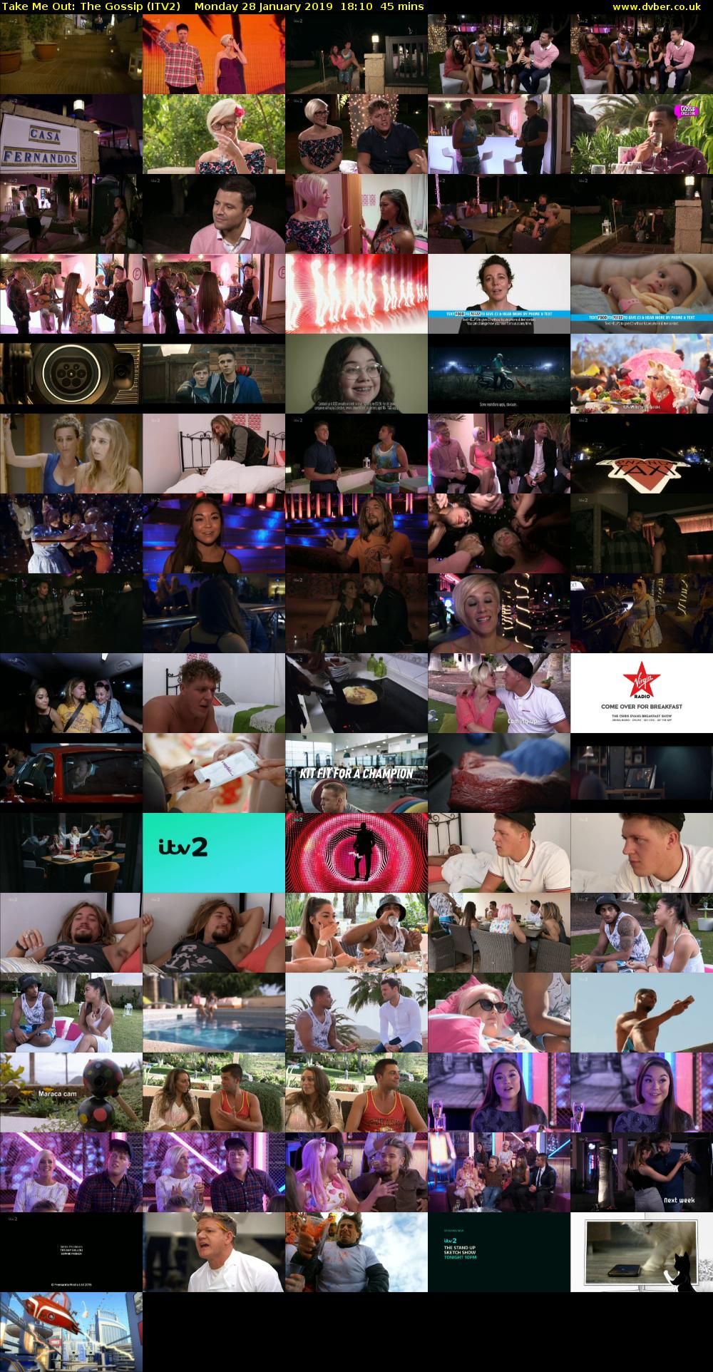 Take Me Out: The Gossip (ITV2) Monday 28 January 2019 18:10 - 18:55