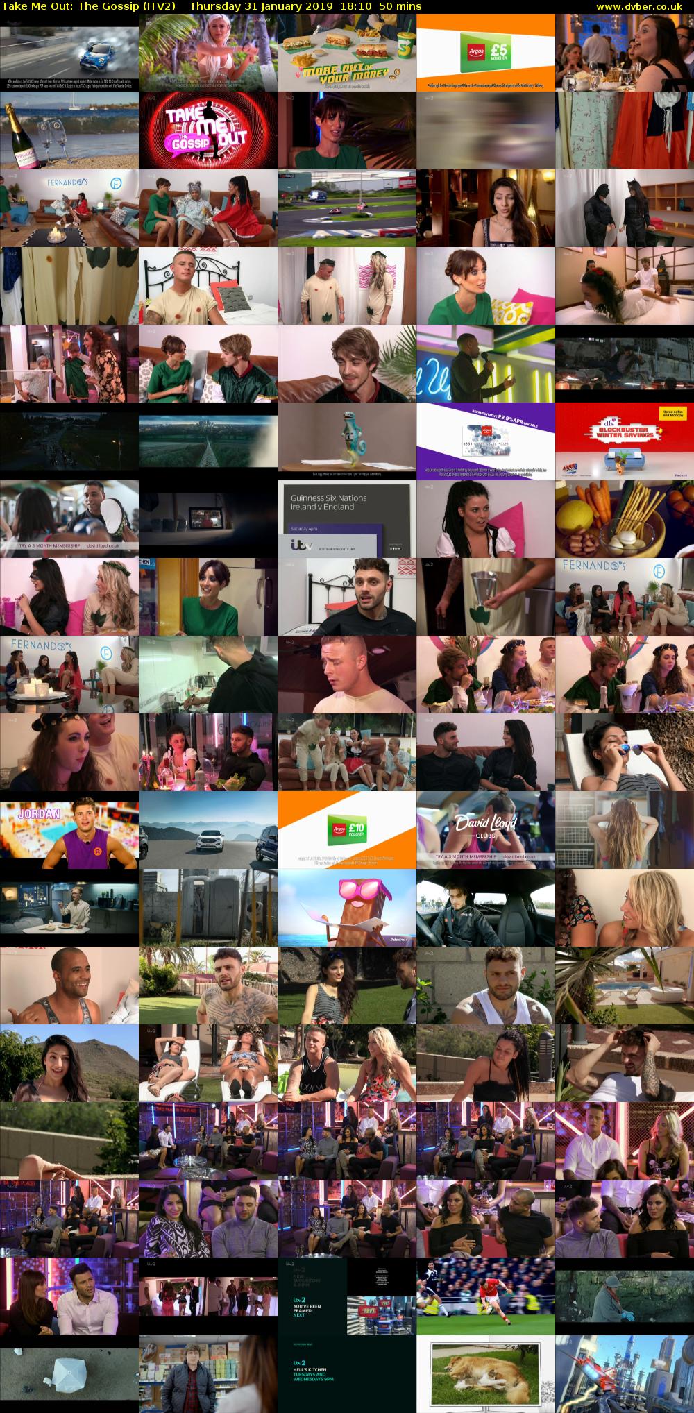 Take Me Out: The Gossip (ITV2) Thursday 31 January 2019 18:10 - 19:00