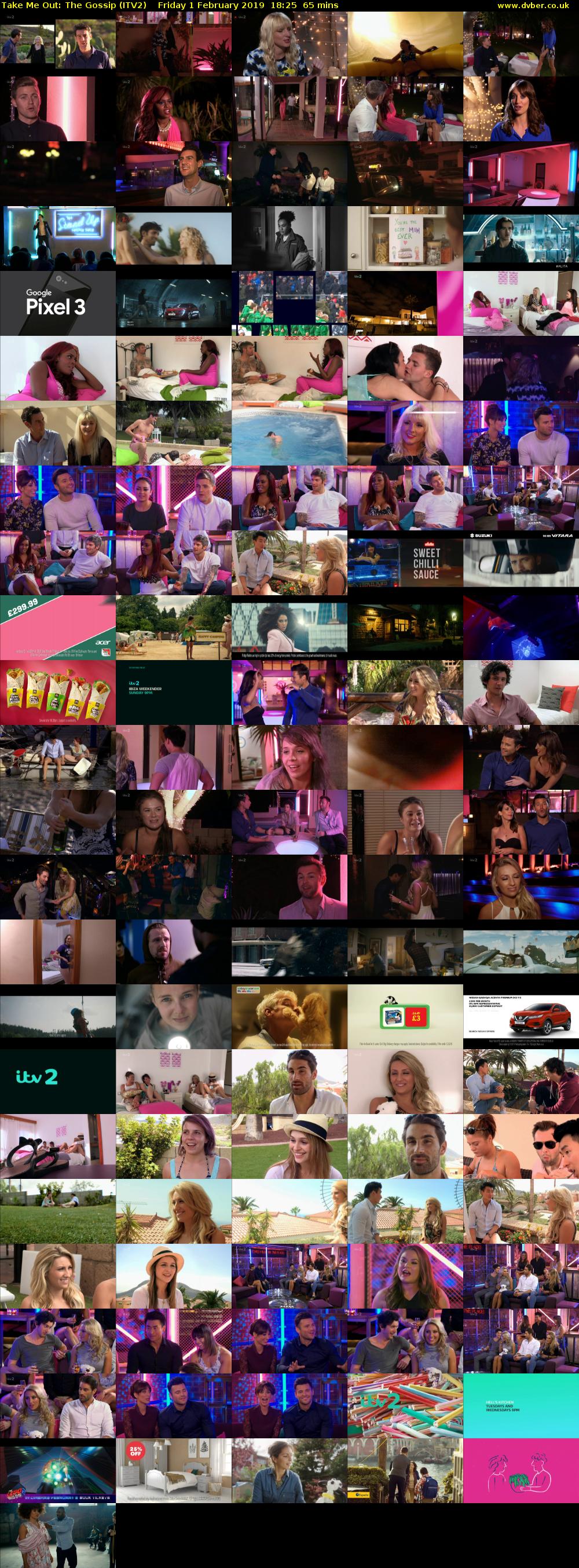 Take Me Out: The Gossip (ITV2) Friday 1 February 2019 18:25 - 19:30