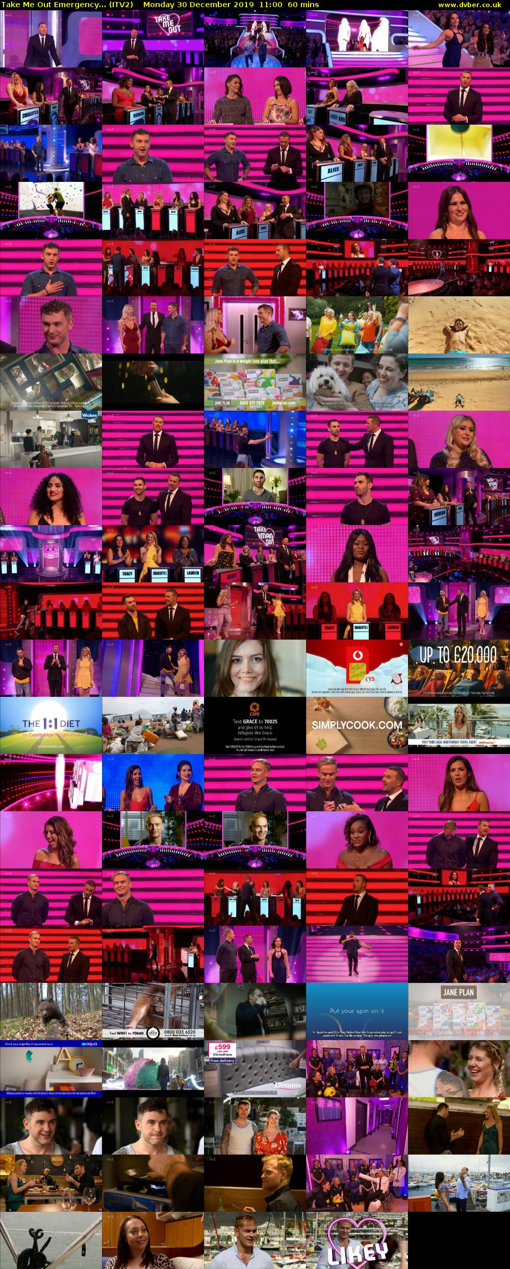 Take Me Out Emergency... (ITV2) Monday 30 December 2019 11:00 - 12:00