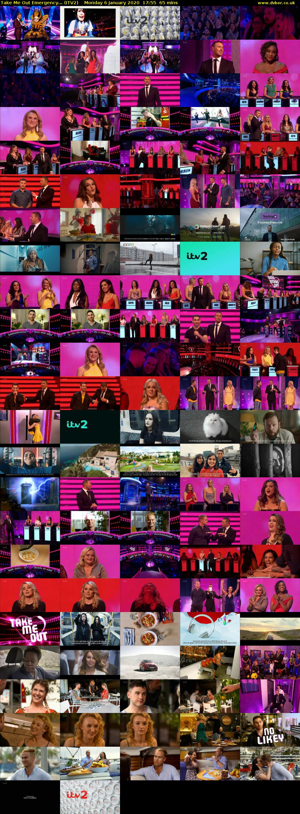 Take Me Out Emergency... (ITV2) Monday 6 January 2020 17:55 - 19:00