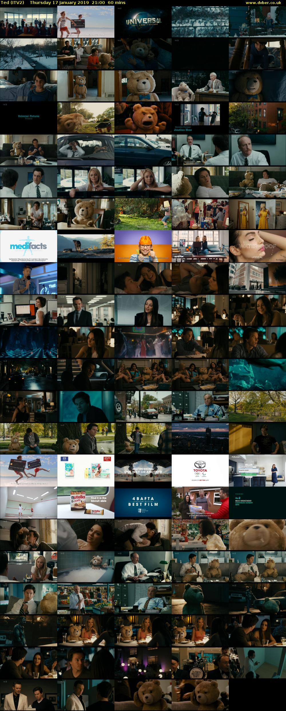 Ted (ITV2) Thursday 17 January 2019 21:00 - 22:00