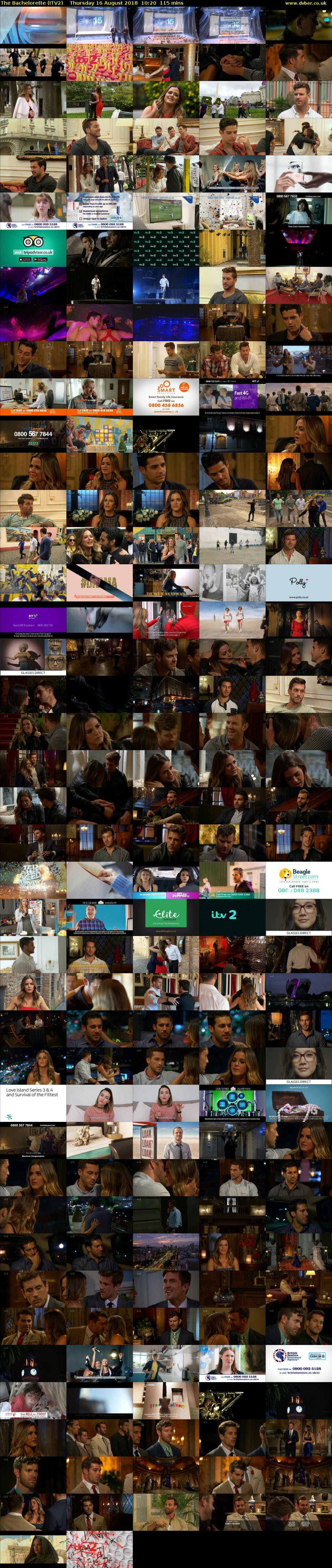 The Bachelorette (ITV2) Thursday 16 August 2018 10:20 - 12:15