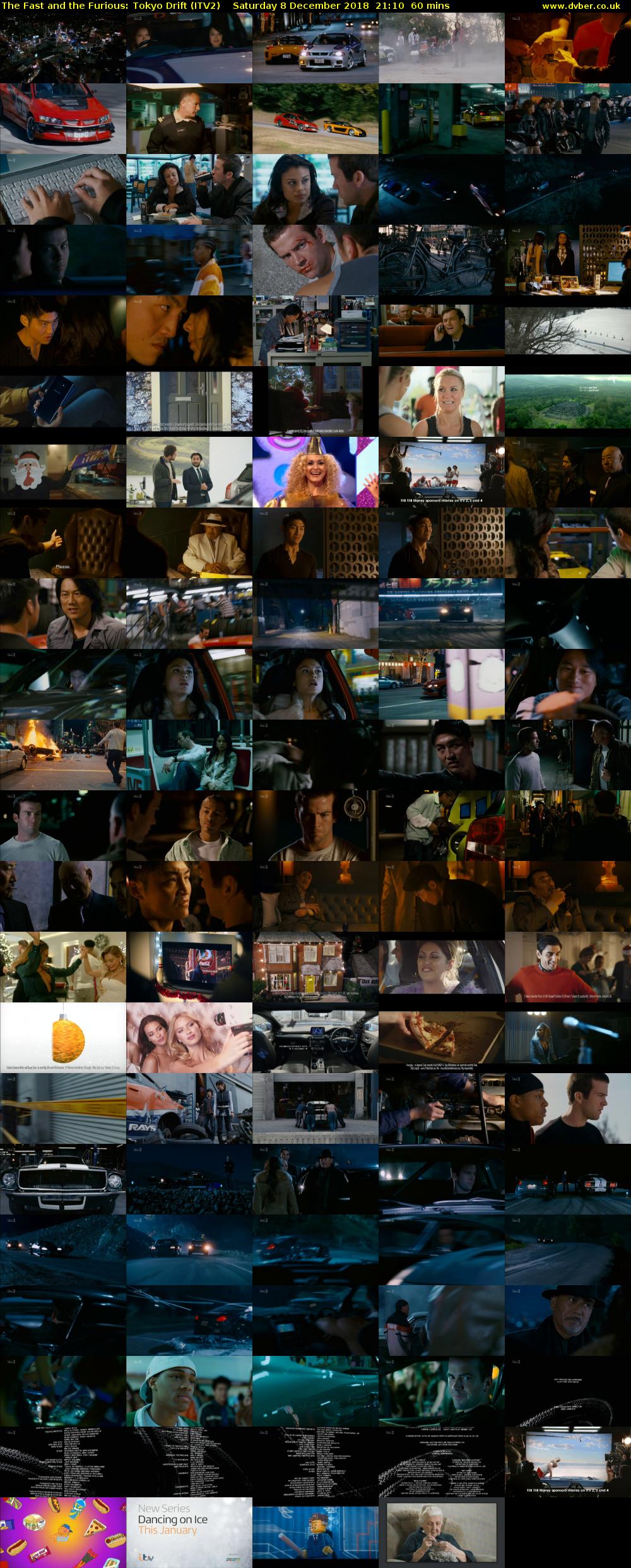 The Fast and the Furious: Tokyo Drift (ITV2) Saturday 8 December 2018 21:10 - 22:10