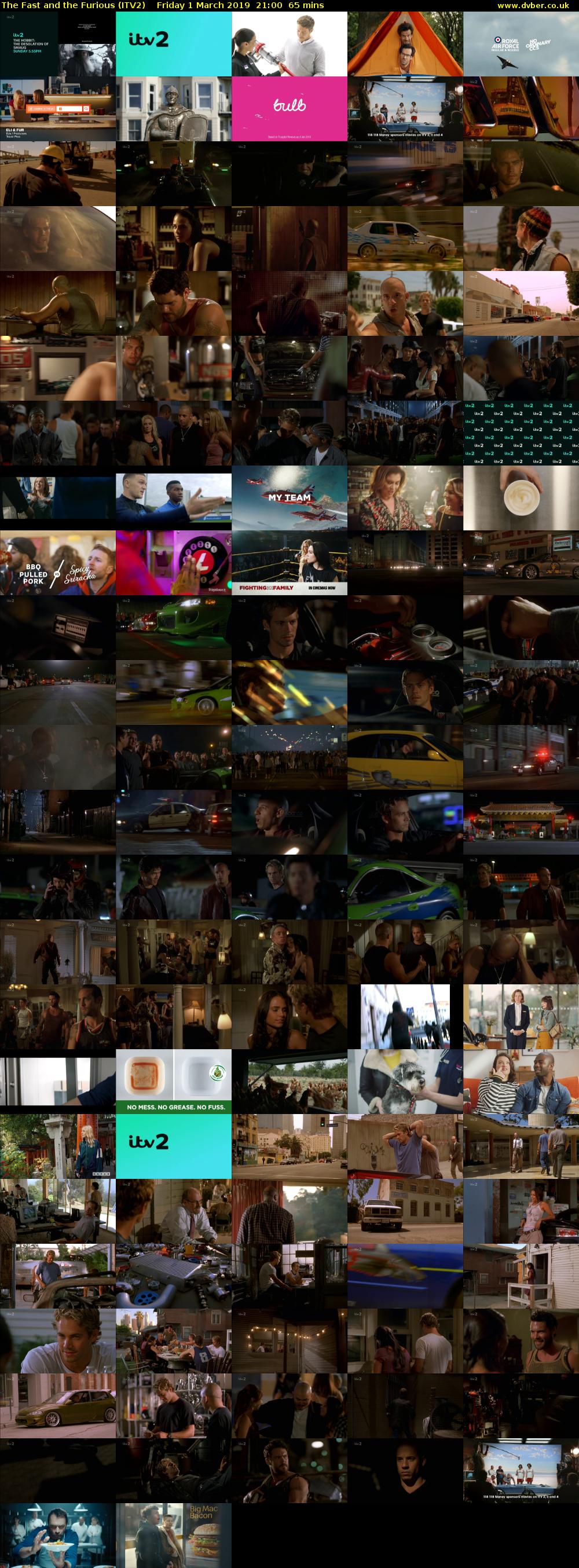 The Fast and the Furious (ITV2) Friday 1 March 2019 21:00 - 22:05