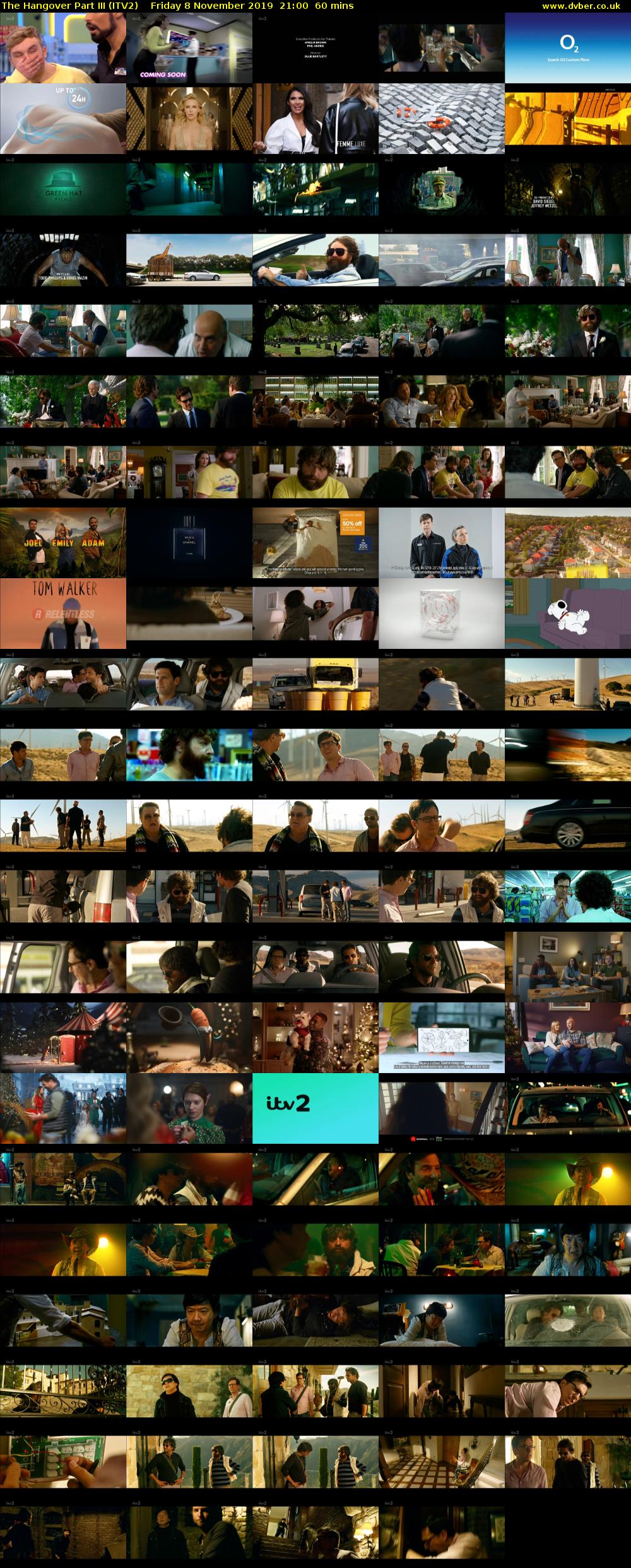 The Hangover Part III (ITV2) Friday 8 November 2019 21:00 - 22:00