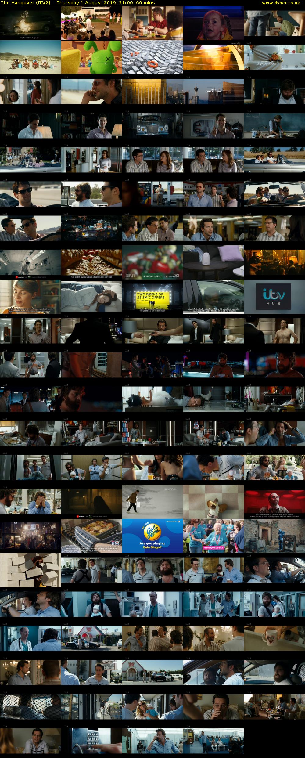 The Hangover (ITV2) Thursday 1 August 2019 21:00 - 22:00