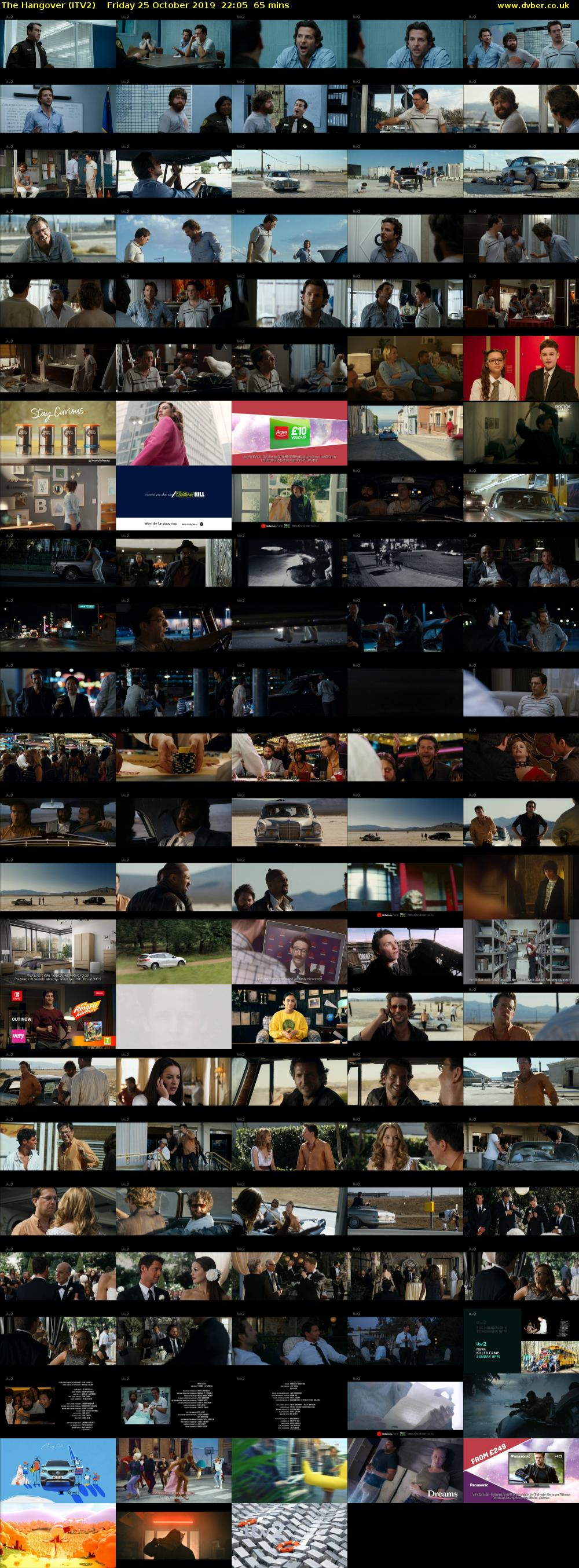 The Hangover (ITV2) Friday 25 October 2019 22:05 - 23:10