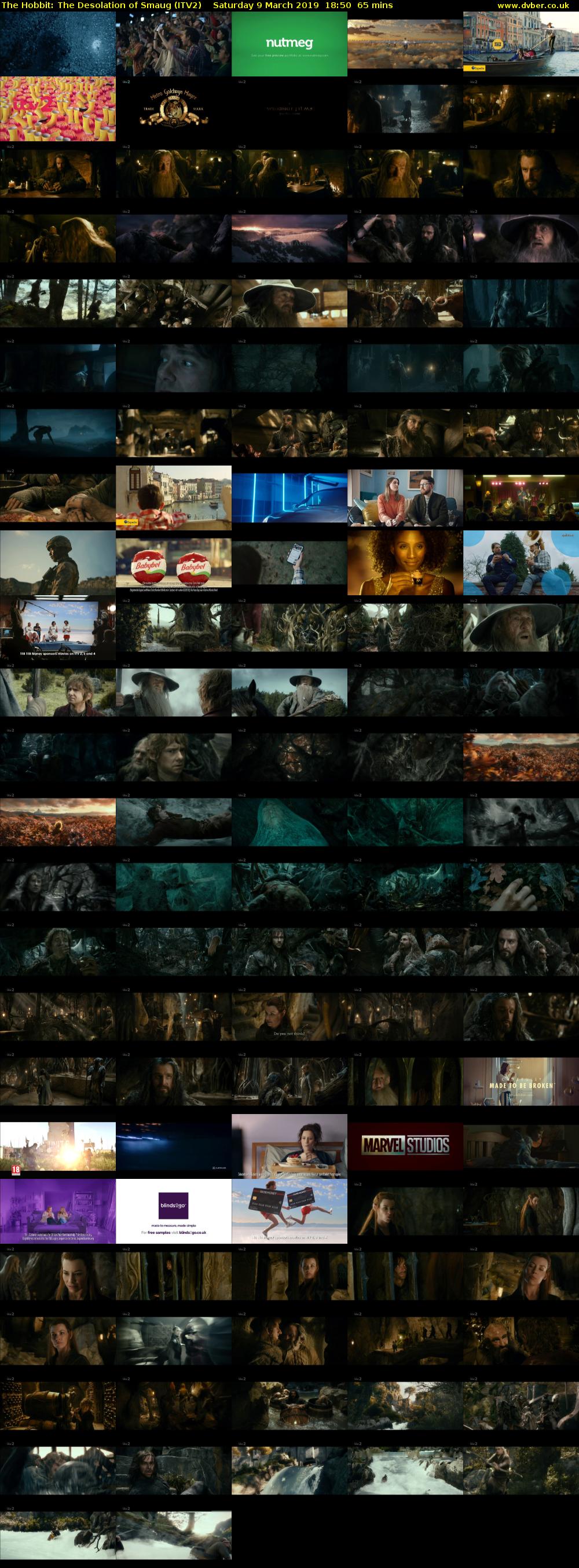 The Hobbit: The Desolation of Smaug (ITV2) Saturday 9 March 2019 18:50 - 19:55