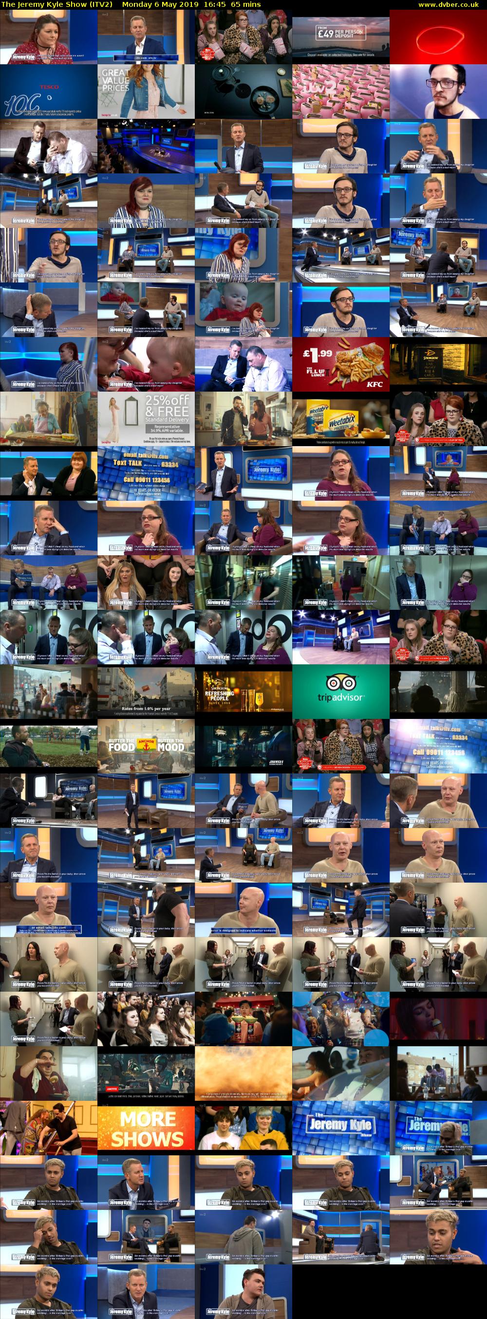 The Jeremy Kyle Show (ITV2) Monday 6 May 2019 16:45 - 17:50