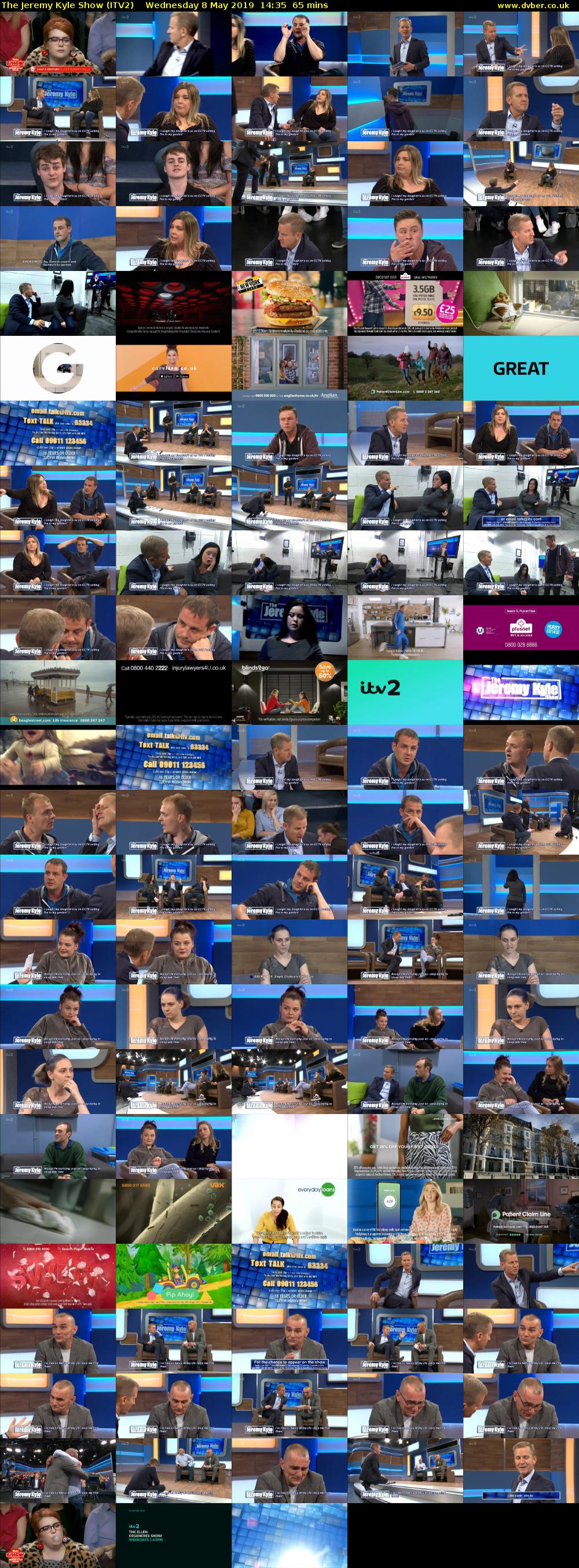 The Jeremy Kyle Show (ITV2) Wednesday 8 May 2019 14:35 - 15:40