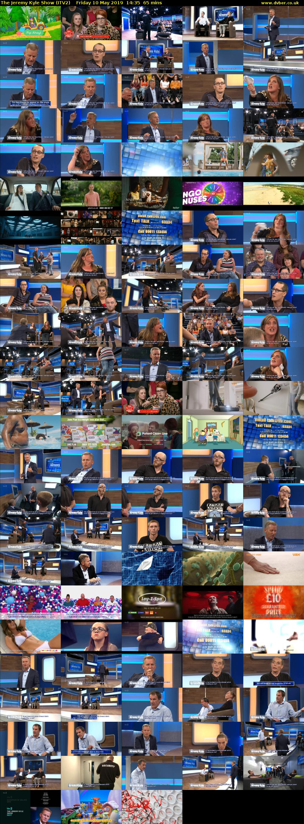 The Jeremy Kyle Show (ITV2) Friday 10 May 2019 14:35 - 15:40