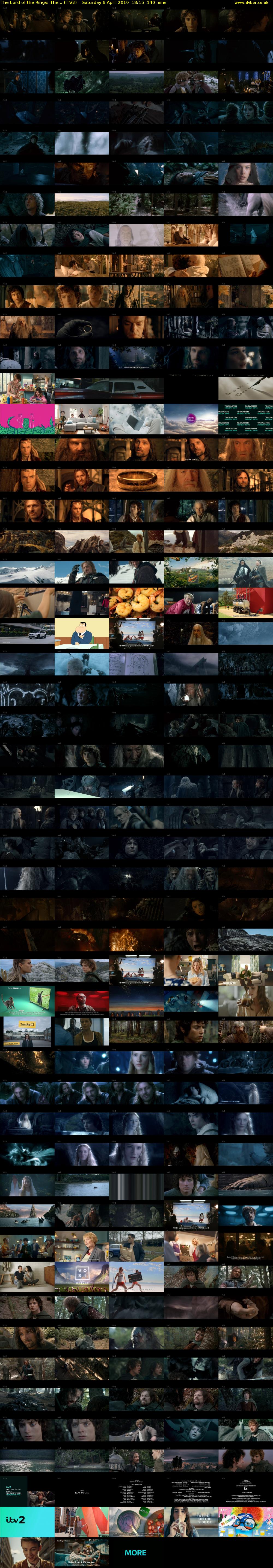 The Lord of the Rings: The... (ITV2) Saturday 6 April 2019 18:15 - 20:35