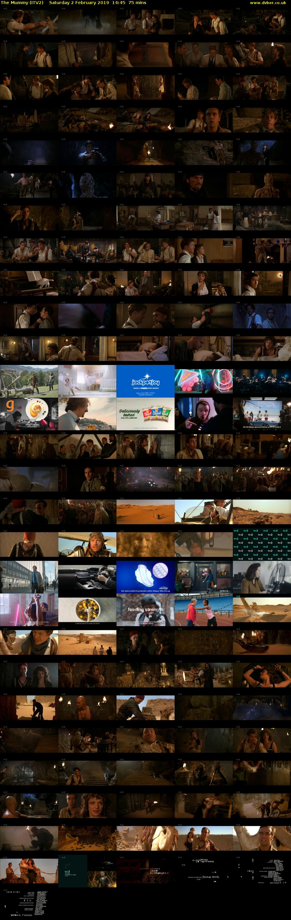 The Mummy (ITV2) Saturday 2 February 2019 14:45 - 16:00