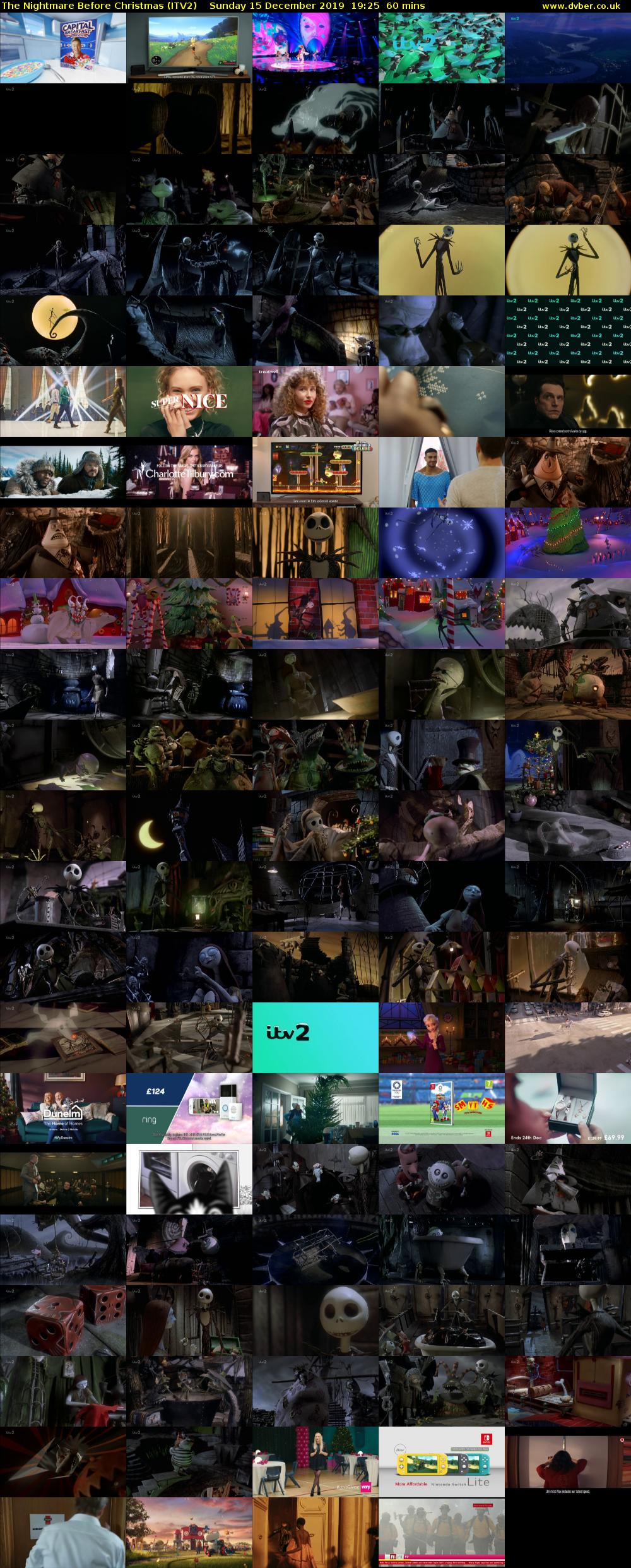 The Nightmare Before Christmas (ITV2) Sunday 15 December 2019 19:25 - 20:25