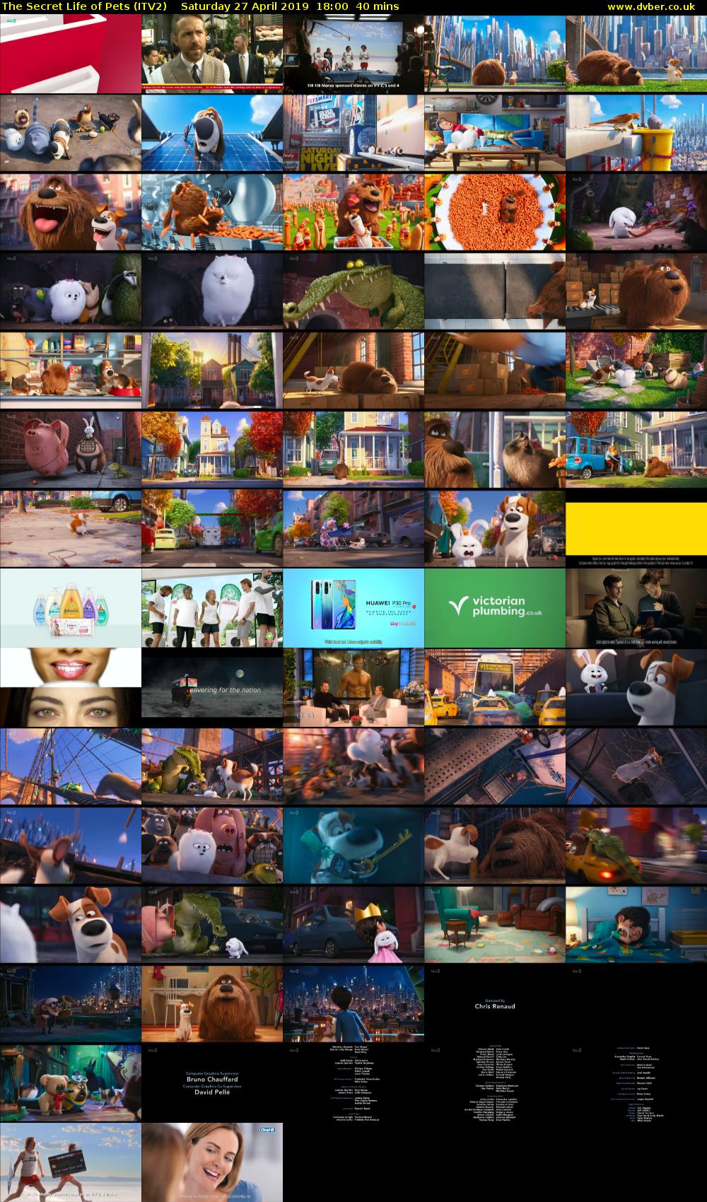 The Secret Life of Pets (ITV2) Saturday 27 April 2019 18:00 - 18:40