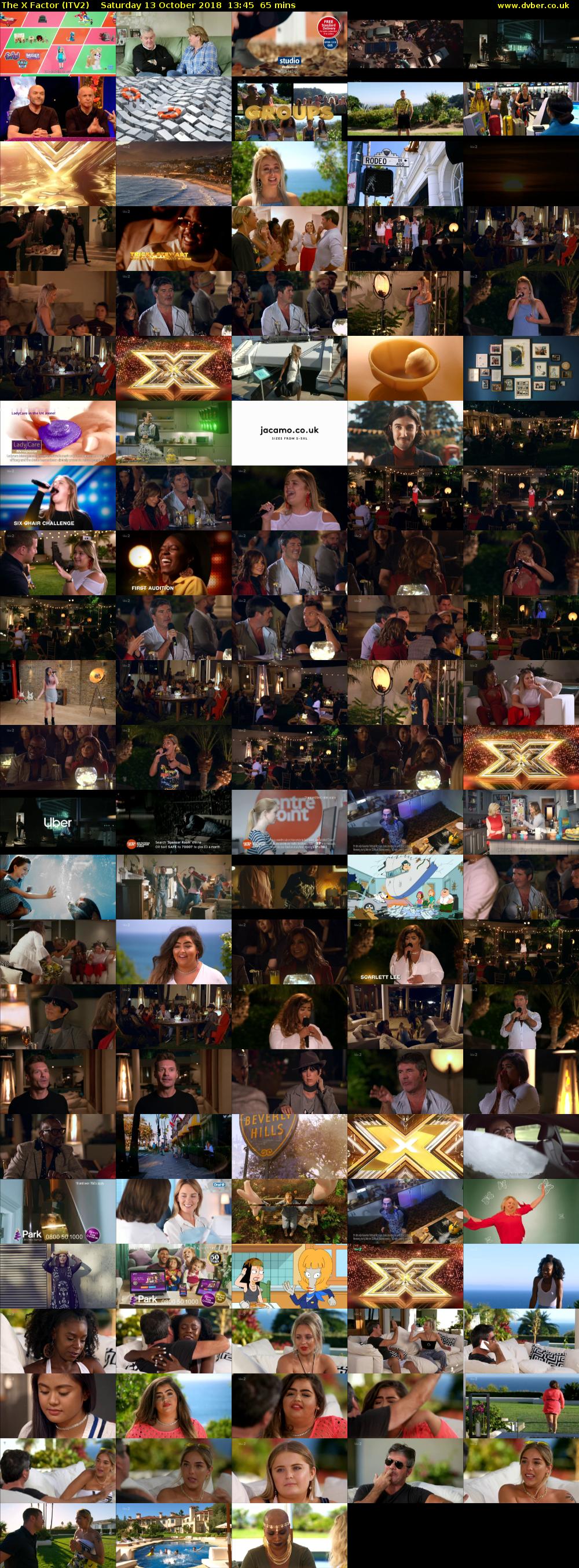 The X Factor (ITV2) Saturday 13 October 2018 13:45 - 14:50