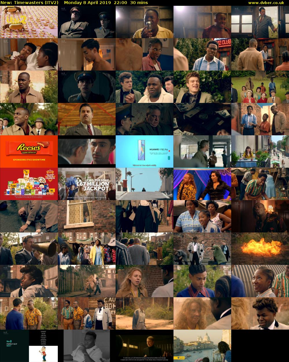 Timewasters (ITV2) Monday 8 April 2019 22:00 - 22:30