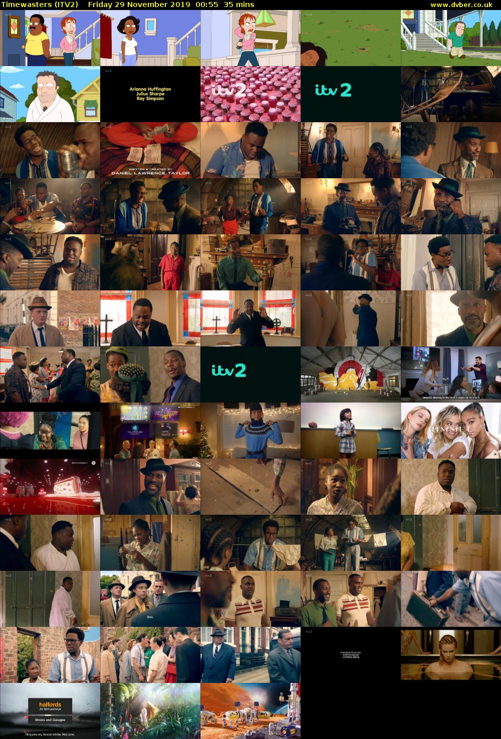 Timewasters (ITV2) Friday 29 November 2019 00:55 - 01:30