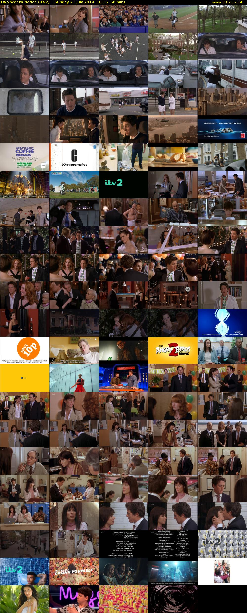 Two Weeks Notice (ITV2) Sunday 21 July 2019 18:15 - 19:15