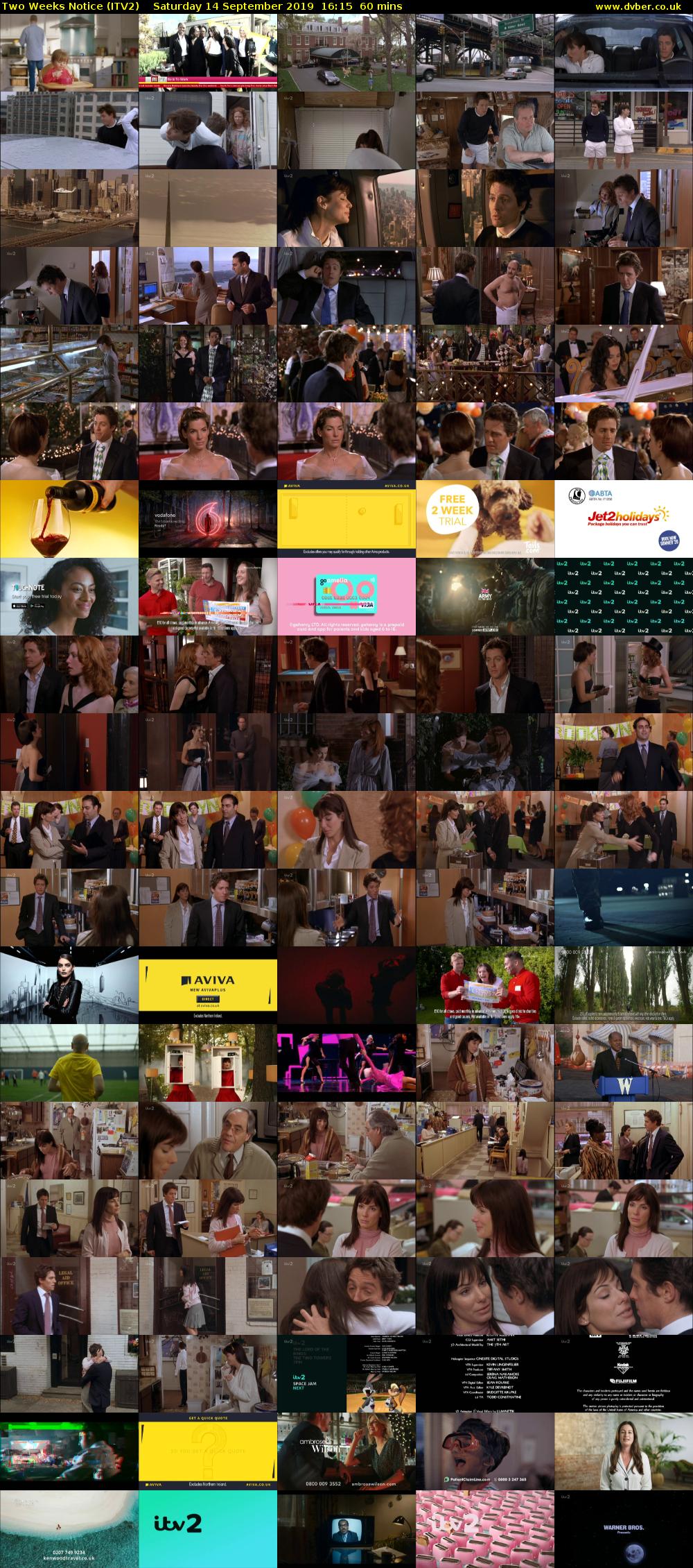 Two Weeks Notice (ITV2) Saturday 14 September 2019 16:15 - 17:15