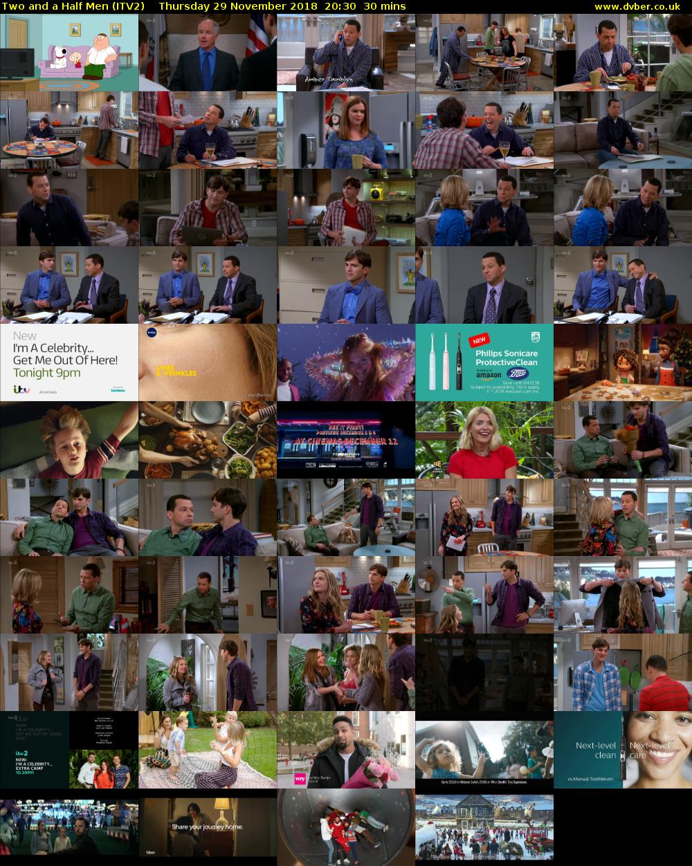 Two and a Half Men (ITV2) Thursday 29 November 2018 20:30 - 21:00