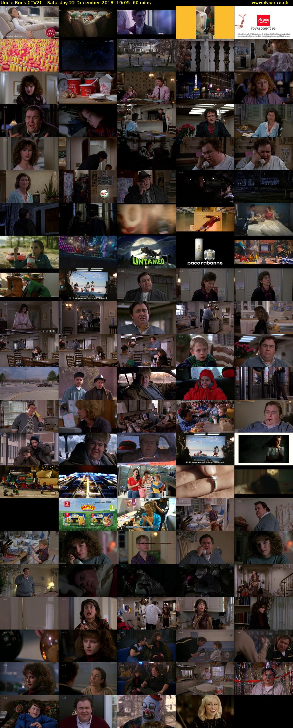 Uncle Buck (ITV2) Saturday 22 December 2018 19:05 - 20:05