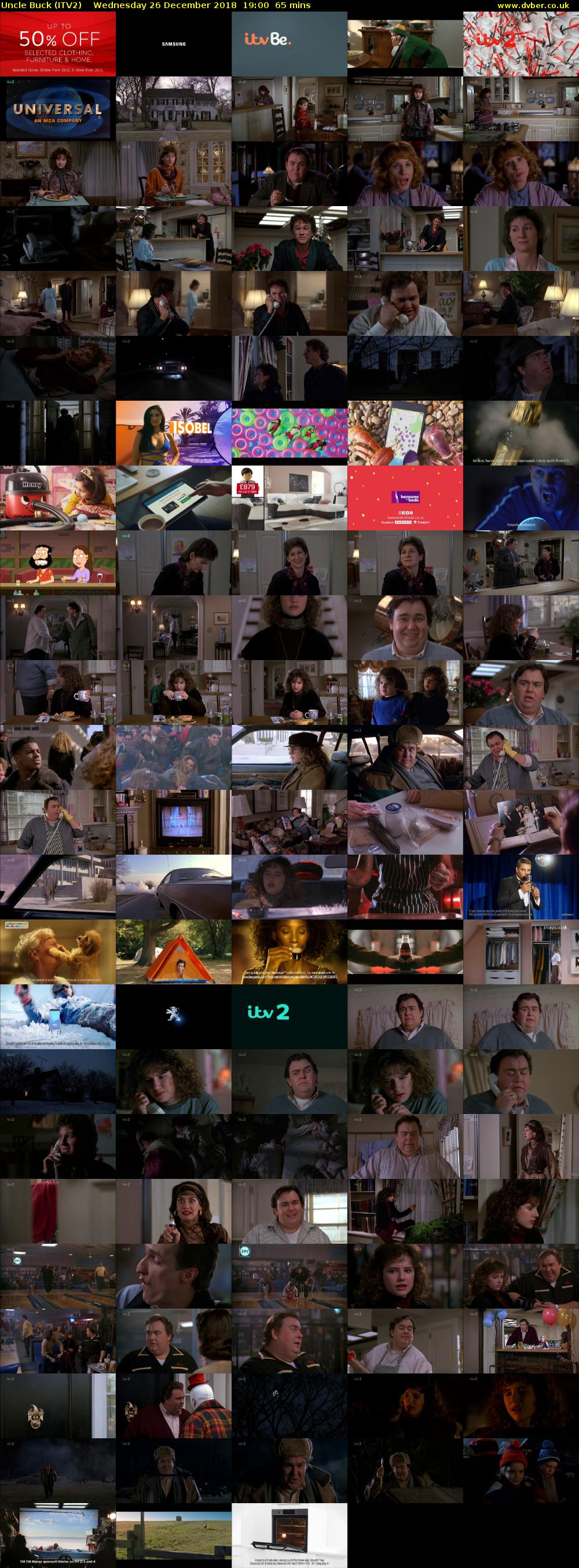 Uncle Buck (ITV2) Wednesday 26 December 2018 19:00 - 20:05