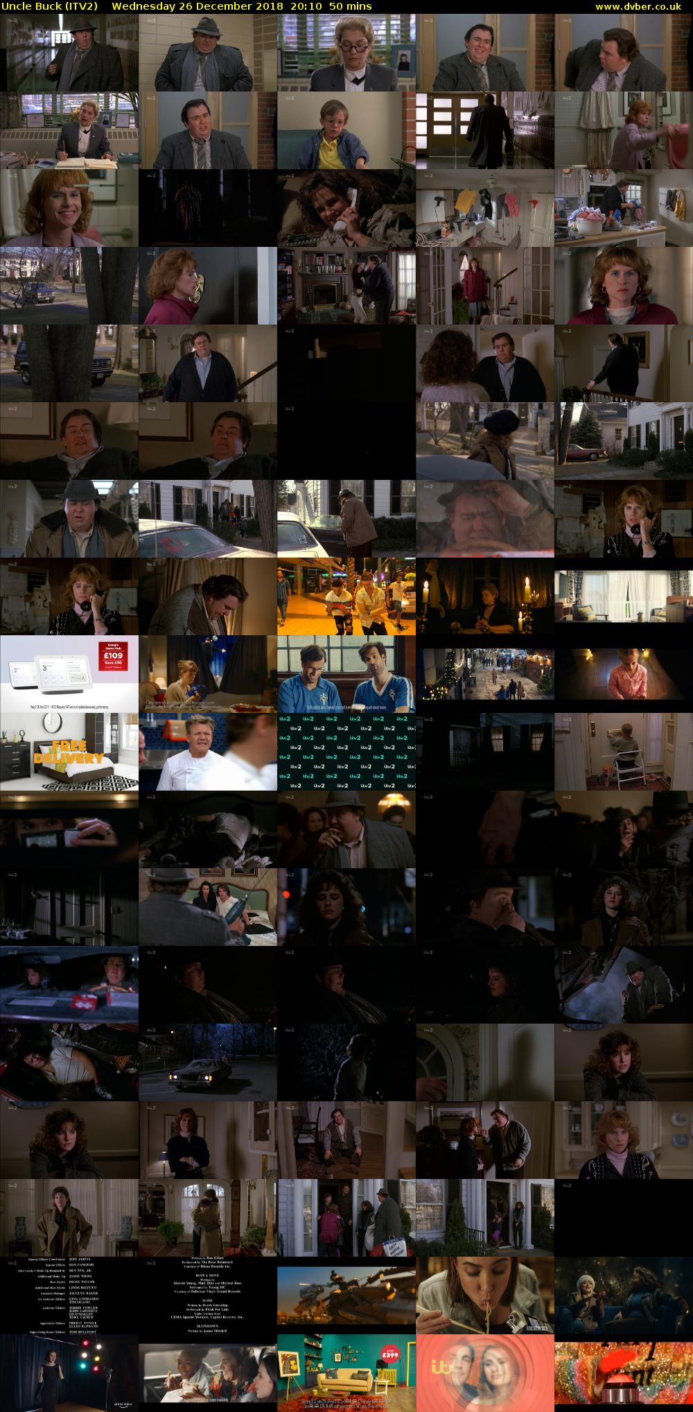Uncle Buck (ITV2) Wednesday 26 December 2018 20:10 - 21:00
