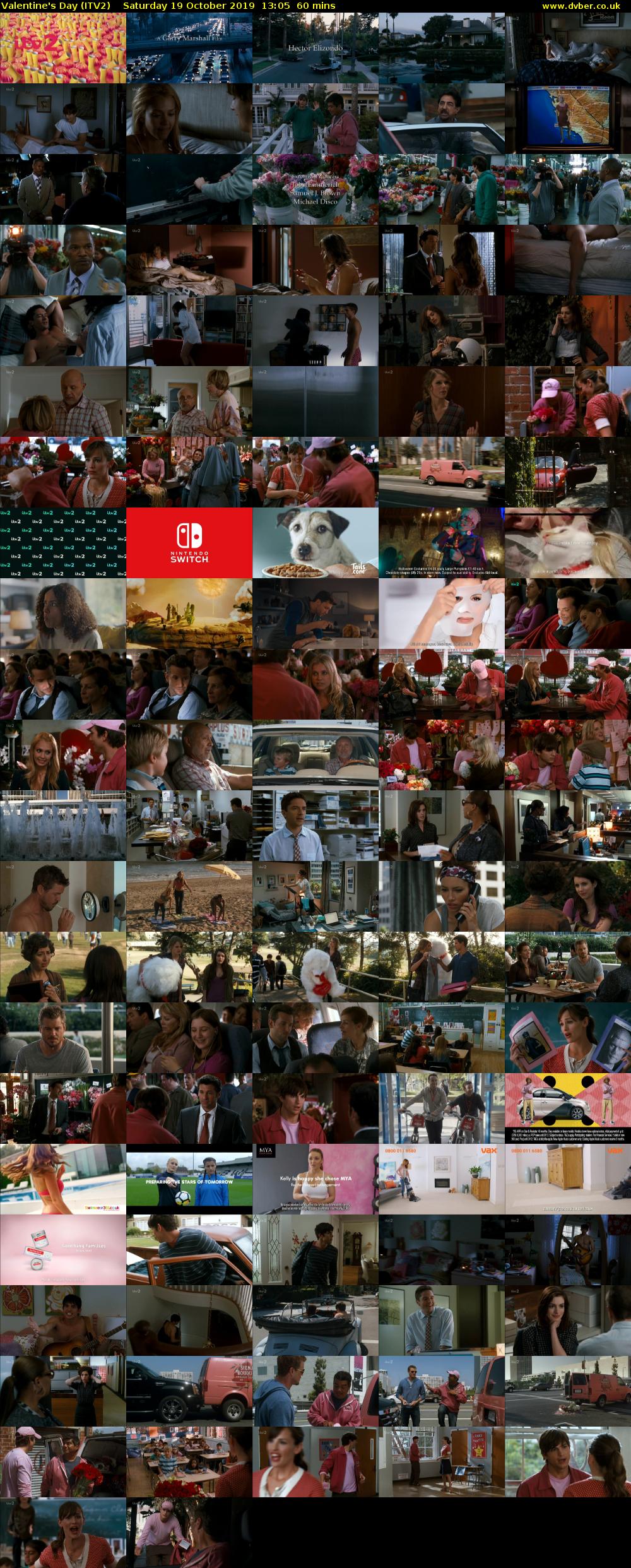 Valentine's Day (ITV2) Saturday 19 October 2019 13:05 - 14:05
