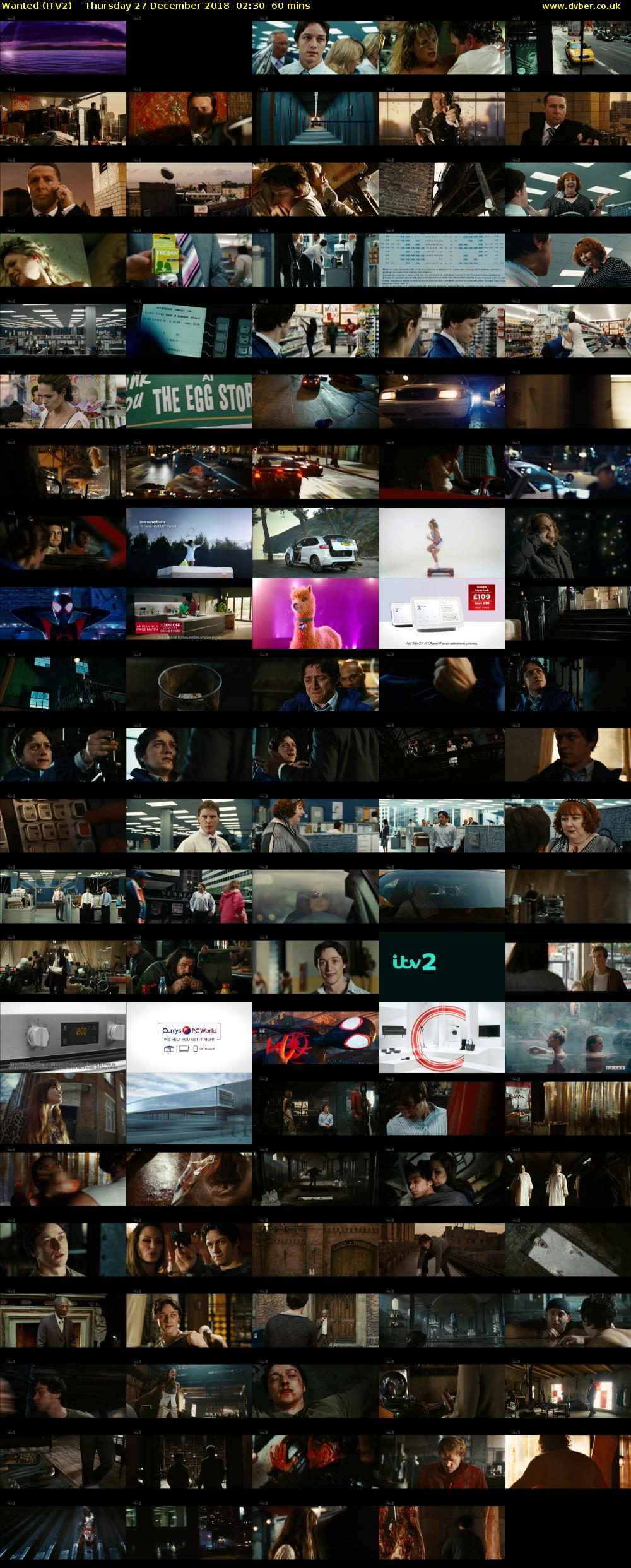 Wanted (ITV2) Thursday 27 December 2018 02:30 - 03:30