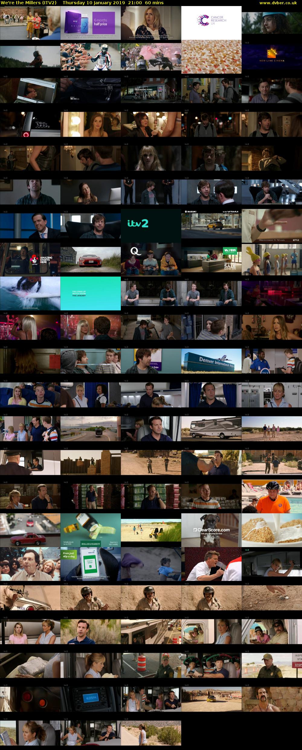 We're the Millers (ITV2) Thursday 10 January 2019 21:00 - 22:00