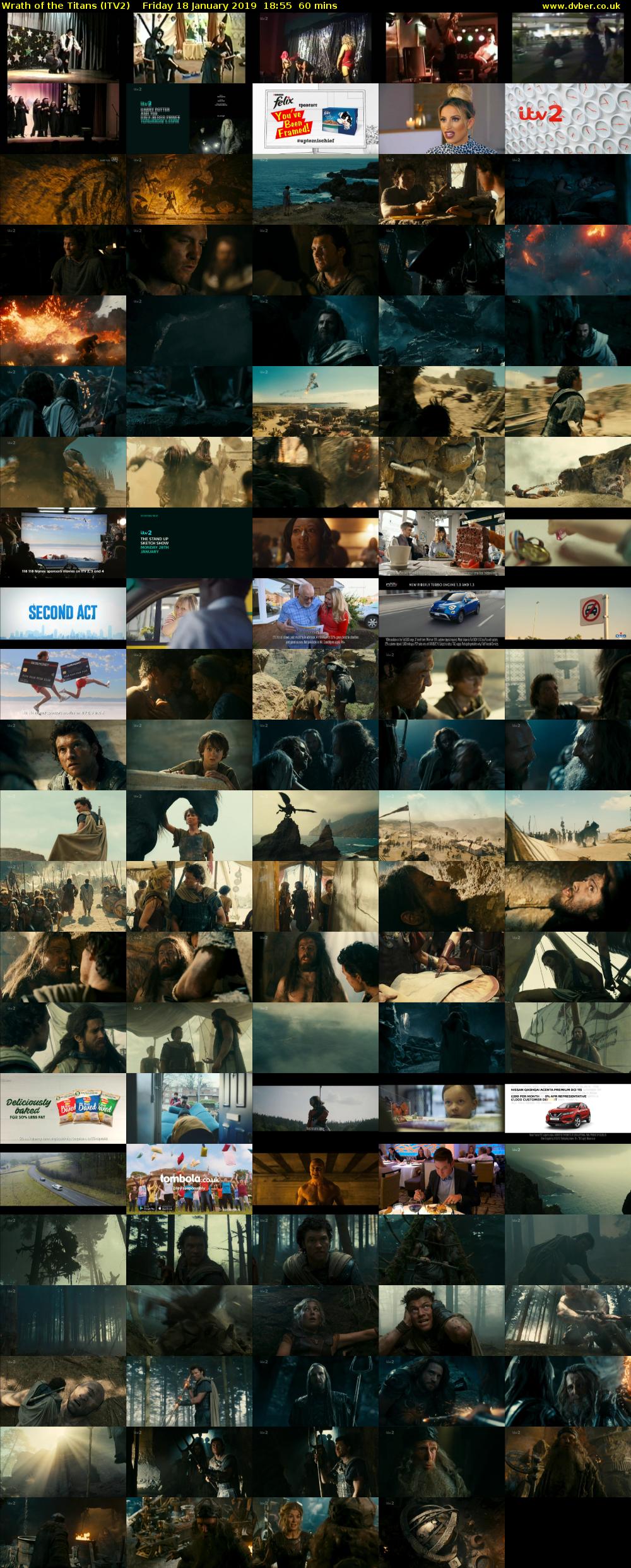 Wrath of the Titans (ITV2) Friday 18 January 2019 18:55 - 19:55