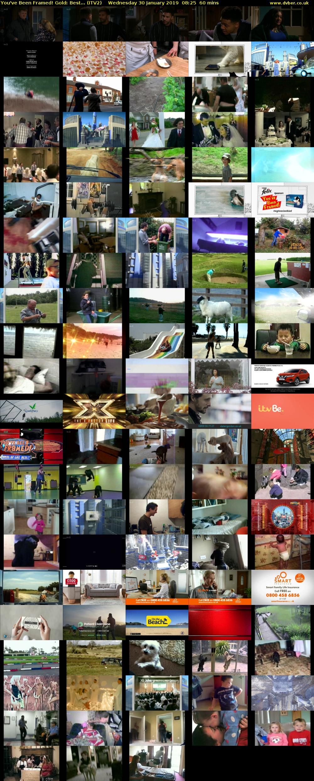 You've Been Framed! Gold: Best... (ITV2) Wednesday 30 January 2019 08:25 - 09:25