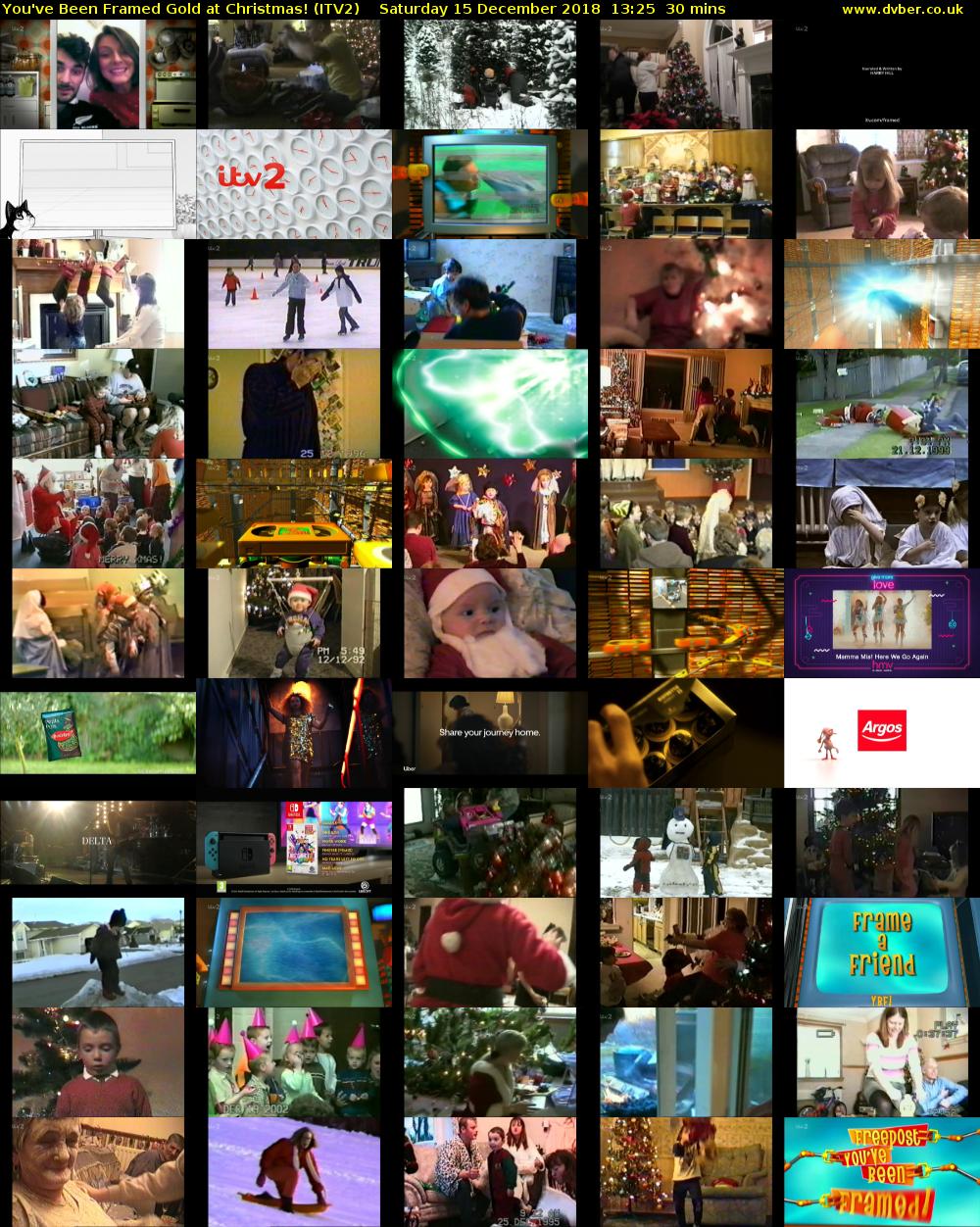 You've Been Framed Gold at Christmas! (ITV2) Saturday 15 December 2018 13:25 - 13:55