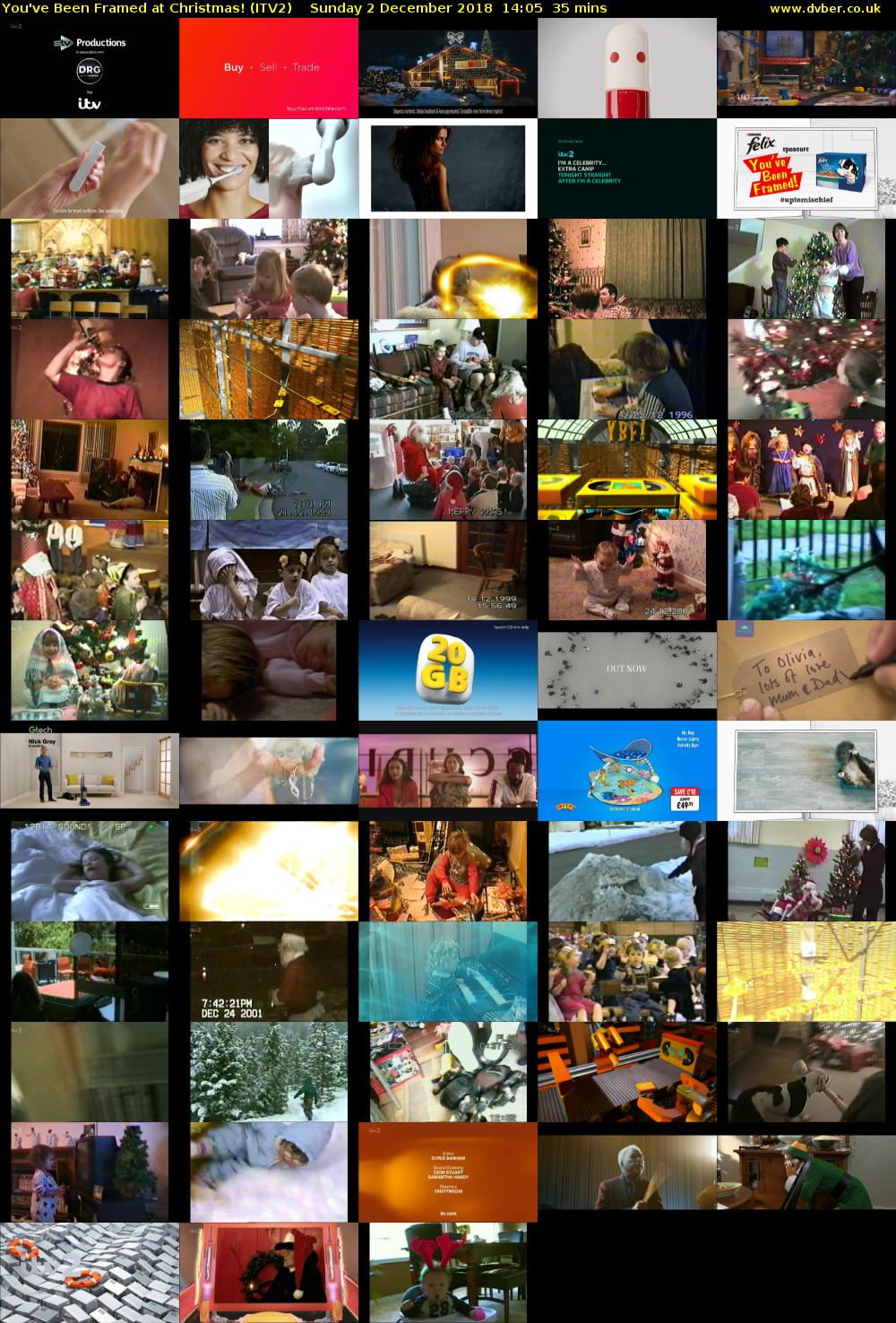 You've Been Framed at Christmas! (ITV2) Sunday 2 December 2018 14:05 - 14:40