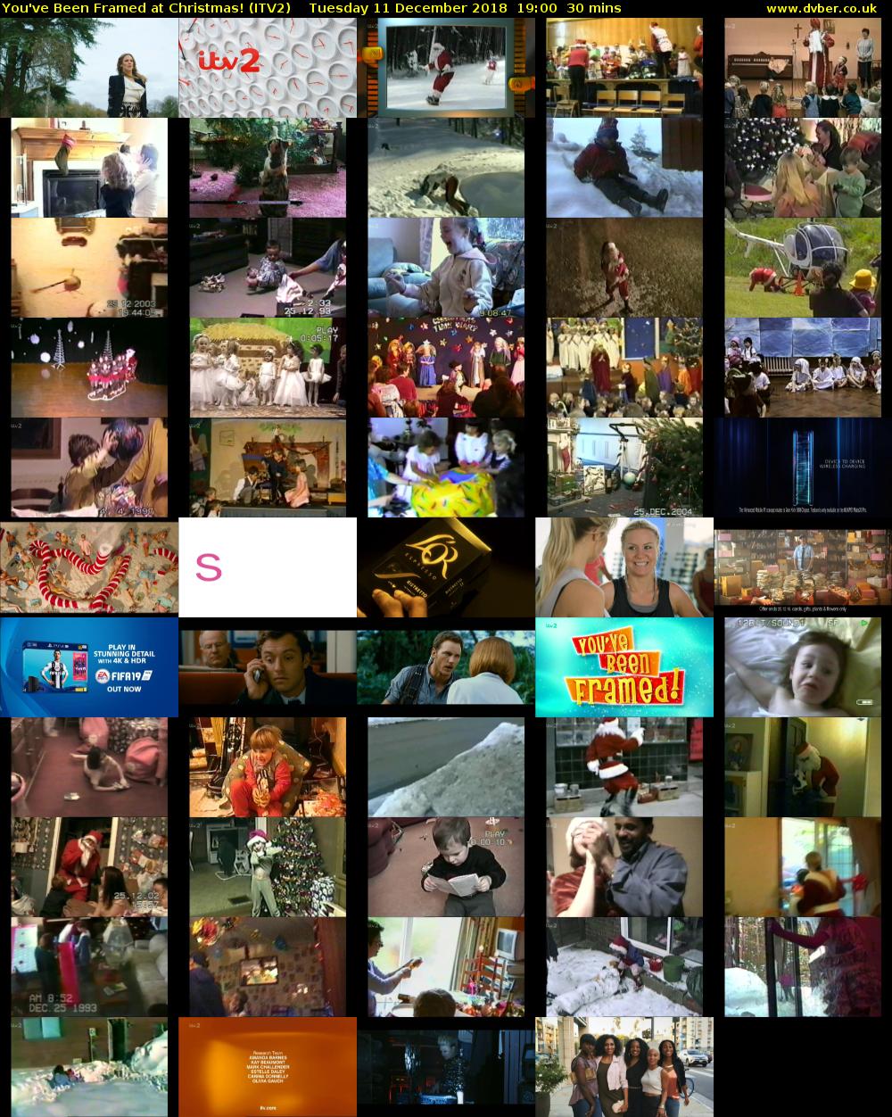 You've Been Framed at Christmas! (ITV2) Tuesday 11 December 2018 19:00 - 19:30