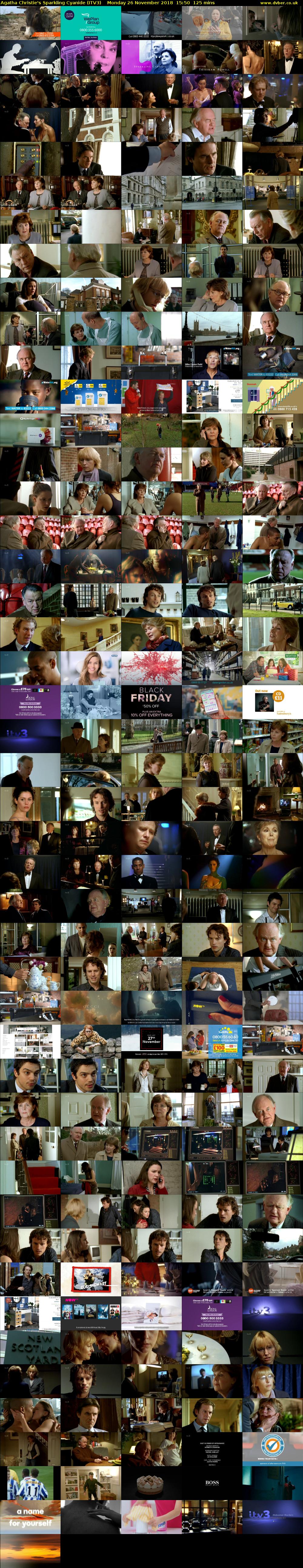 Agatha Christie's Sparkling Cyanide (ITV3) Monday 26 November 2018 15:50 - 17:55
