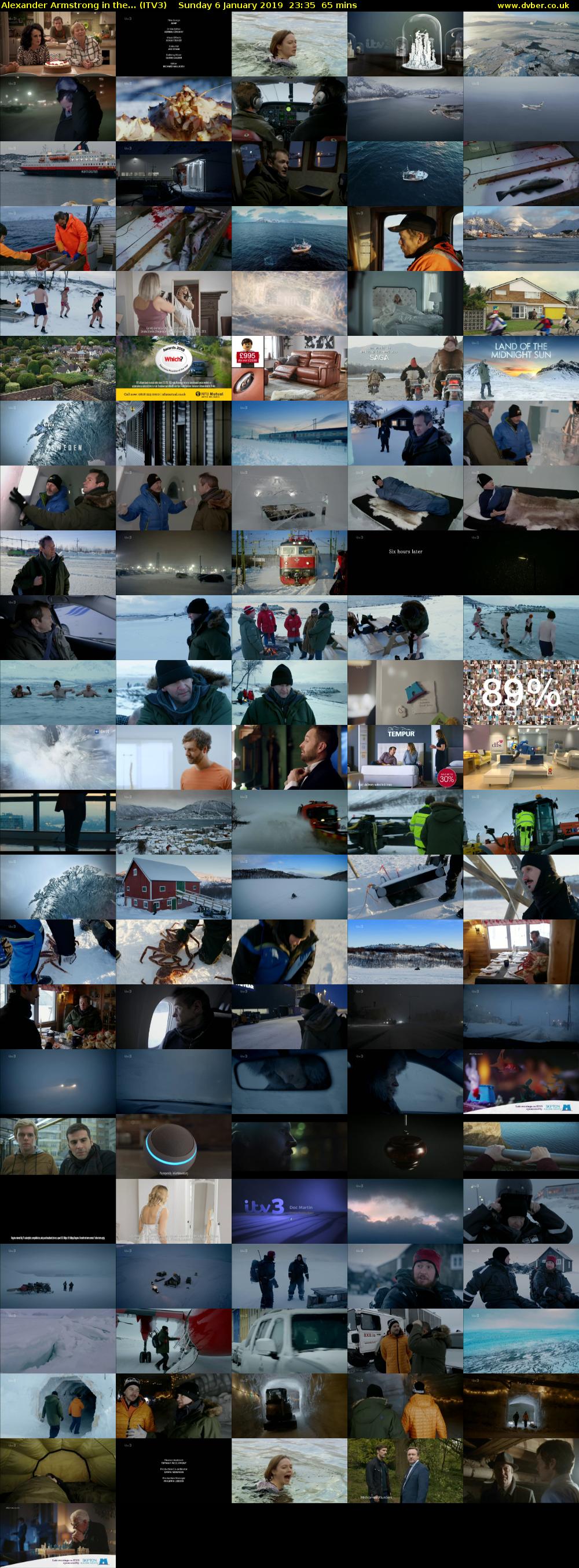 Alexander Armstrong in the... (ITV3) Sunday 6 January 2019 23:35 - 00:40